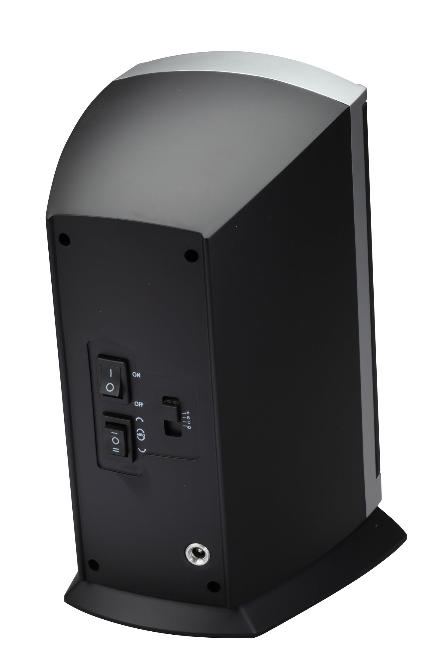 Diplomat Economy Black/Silver Double Watch Winder With Smart Internal Bi-Directional Timer Control