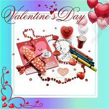 Cargar imagen en el visor de la galería, Valentine&#39;s Day Kids&#39; Activity Bag
